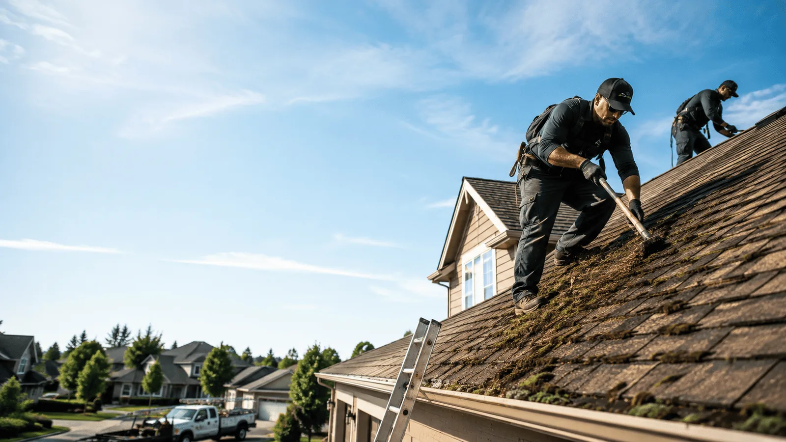 Roof Moss Removal in Hudson, OH near me